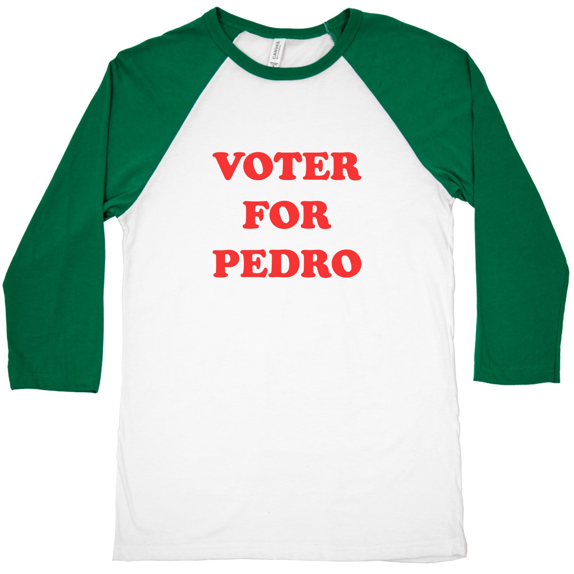 Vote for Pedro Baseball Tee