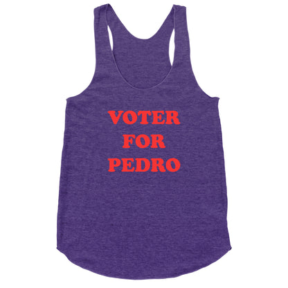 Vote for Pedro Racerback Tank