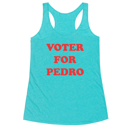 Vote for Pedro Racerback Tank