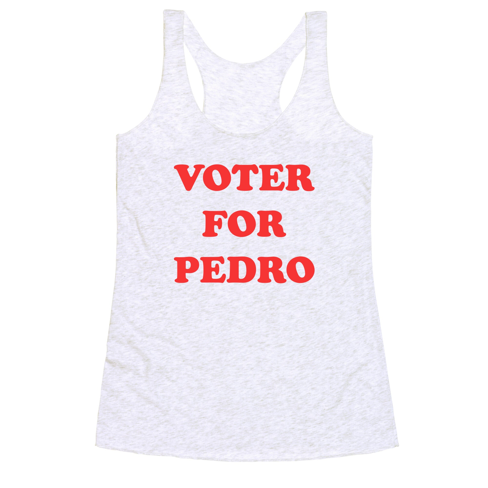 Vote for Pedro Racerback Tank