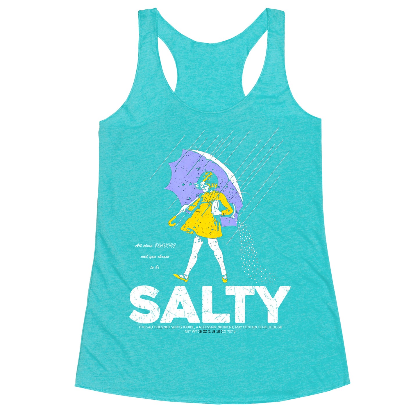Salty Shirt Racerback Tank