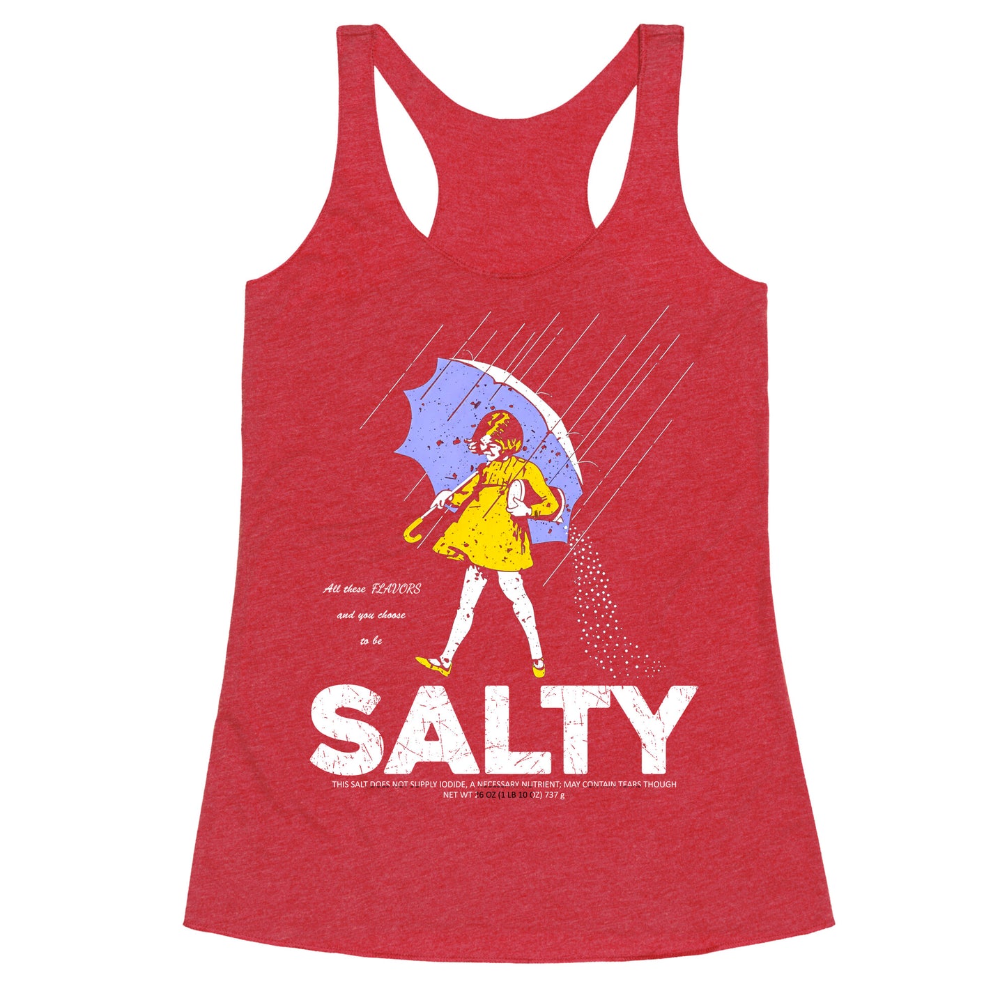 Salty Shirt Racerback Tank