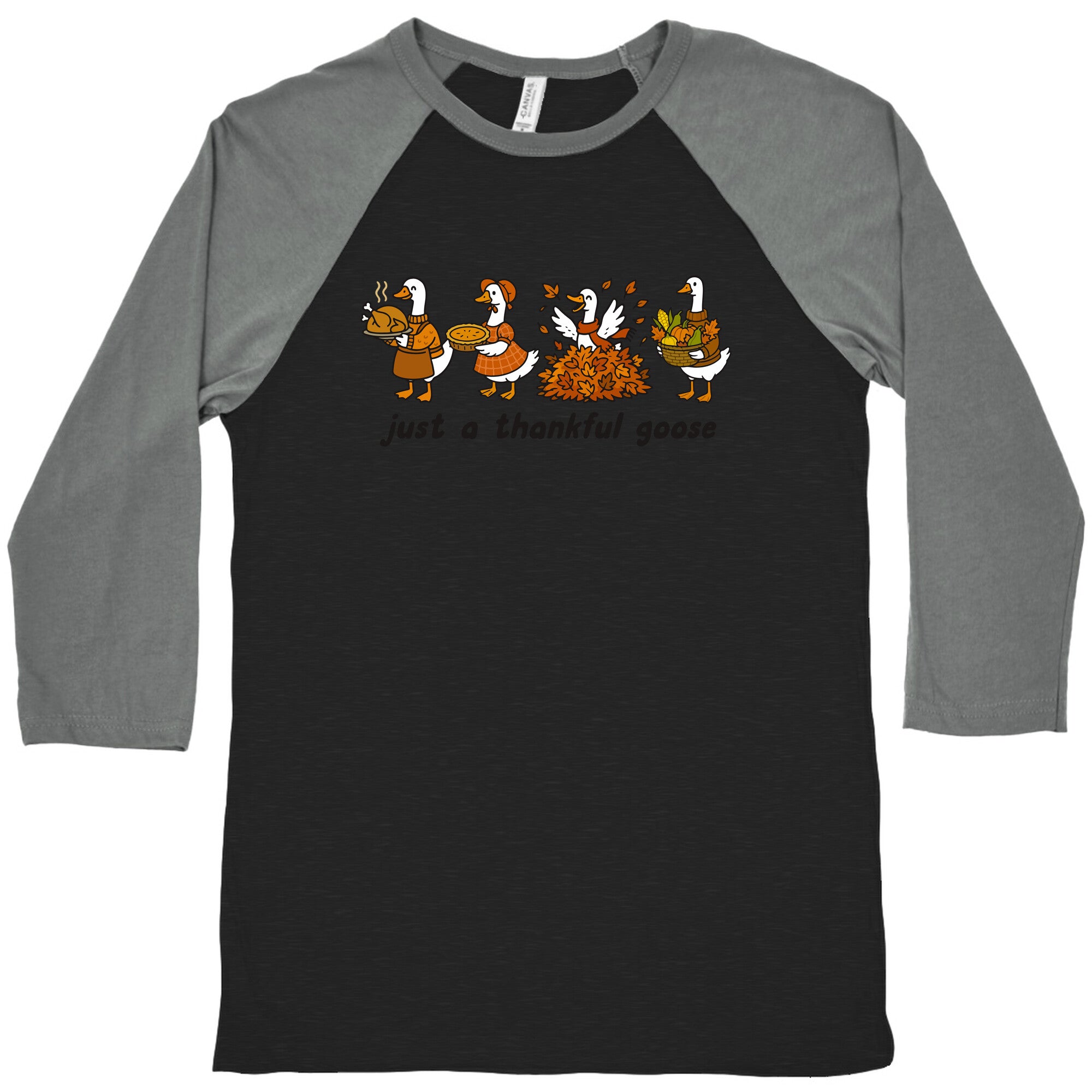 Thankful Goose Baseball Tee