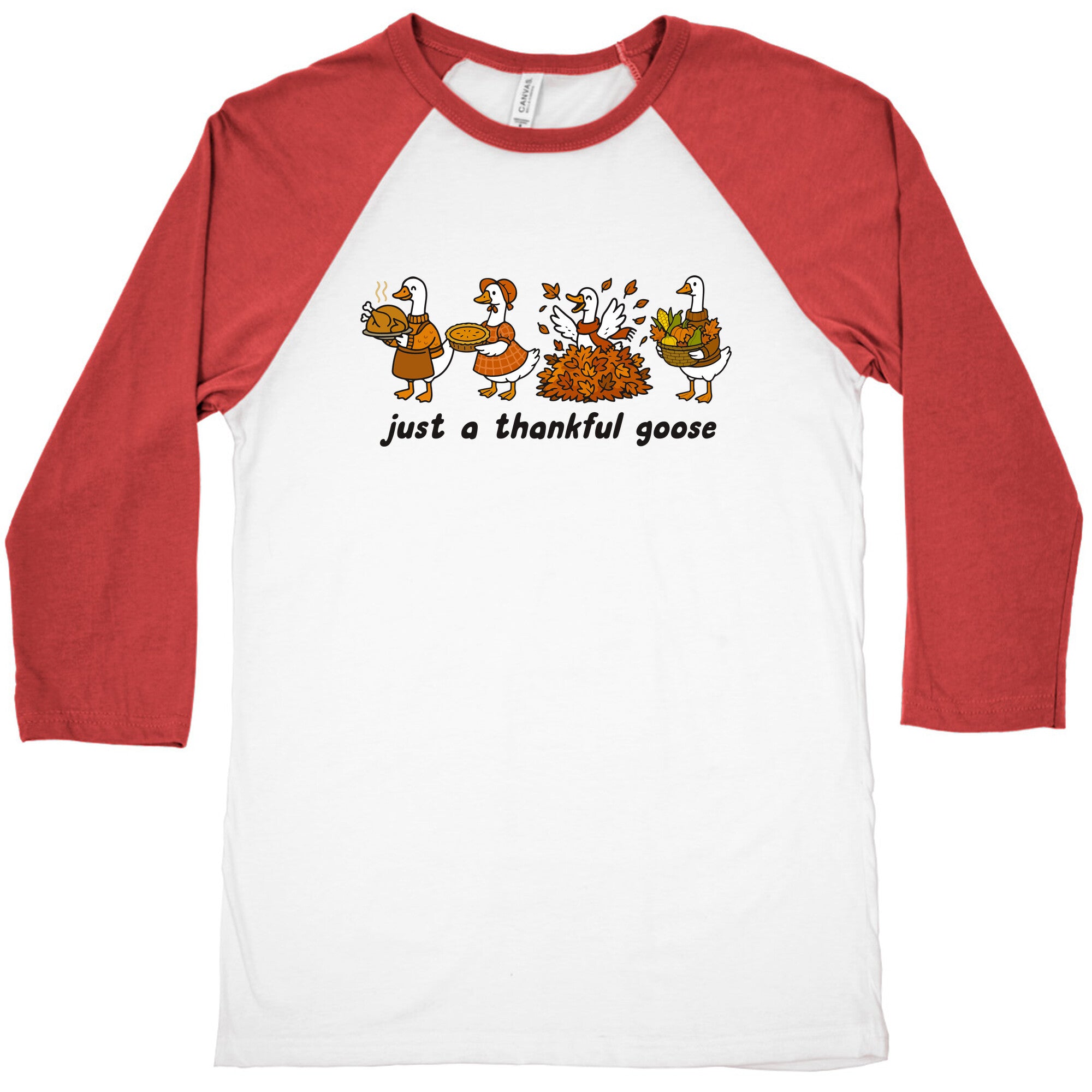 Thankful Goose Baseball Tee
