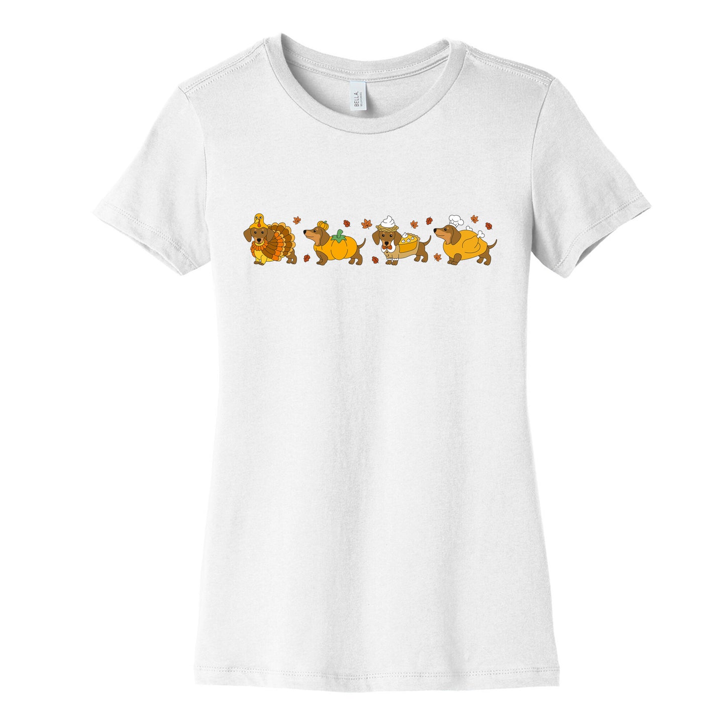Turkey Dog Shirt Womens Cotton Tee