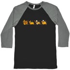 Turkey Dog Shirt Baseball Tee