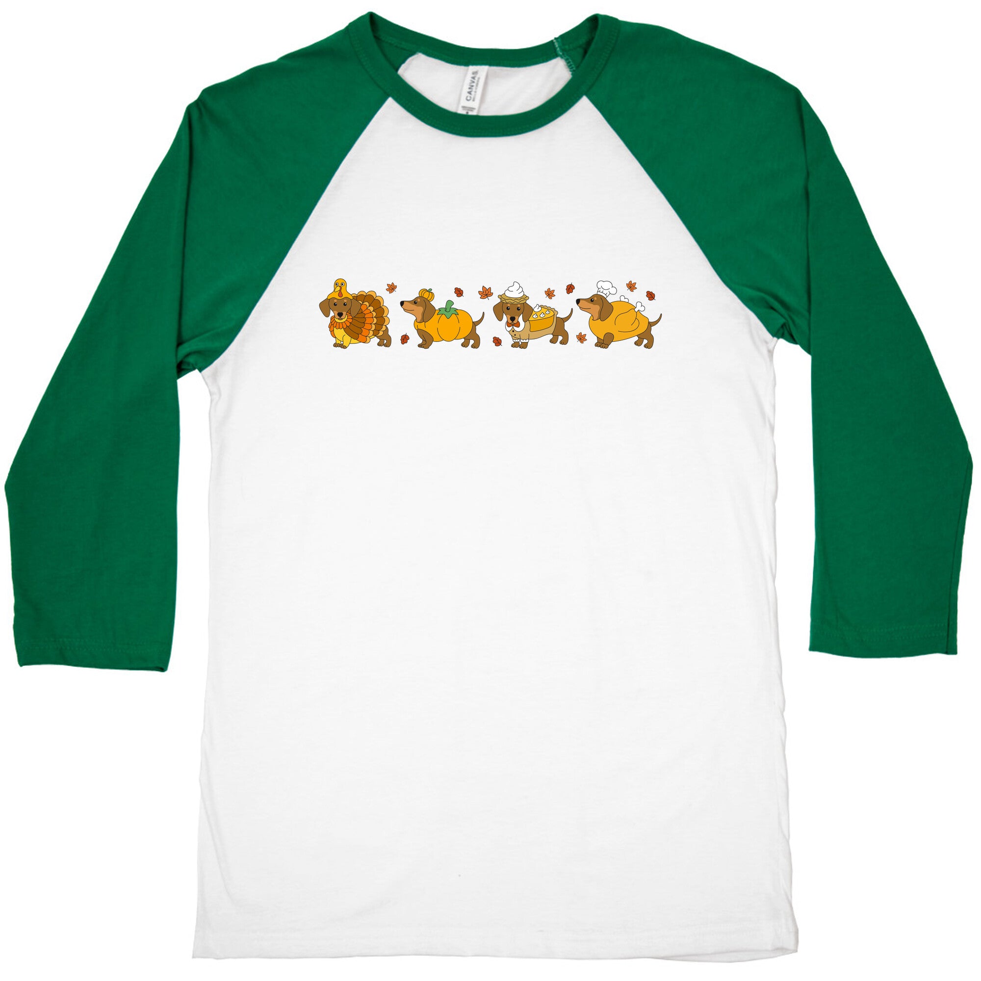 Turkey Dog Shirt Baseball Tee