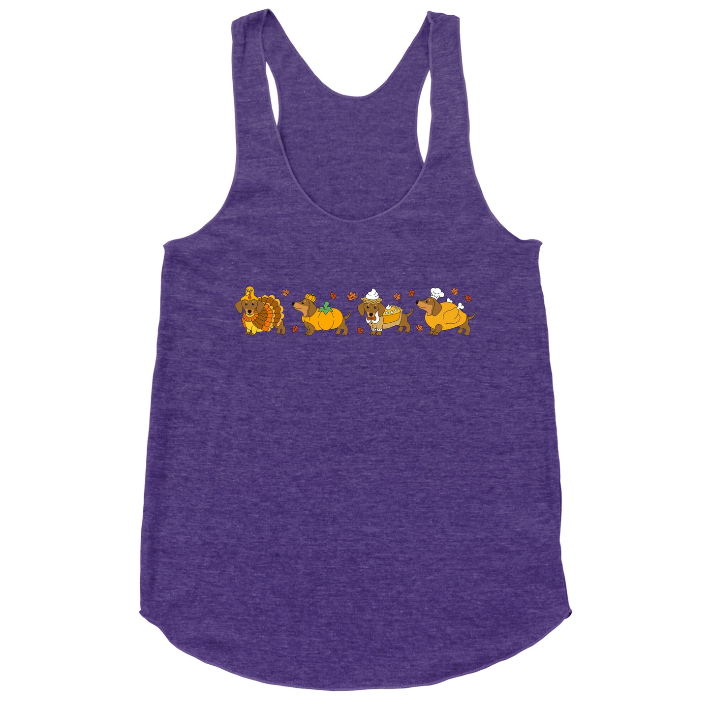 Turkey Dog Shirt Racerback Tank
