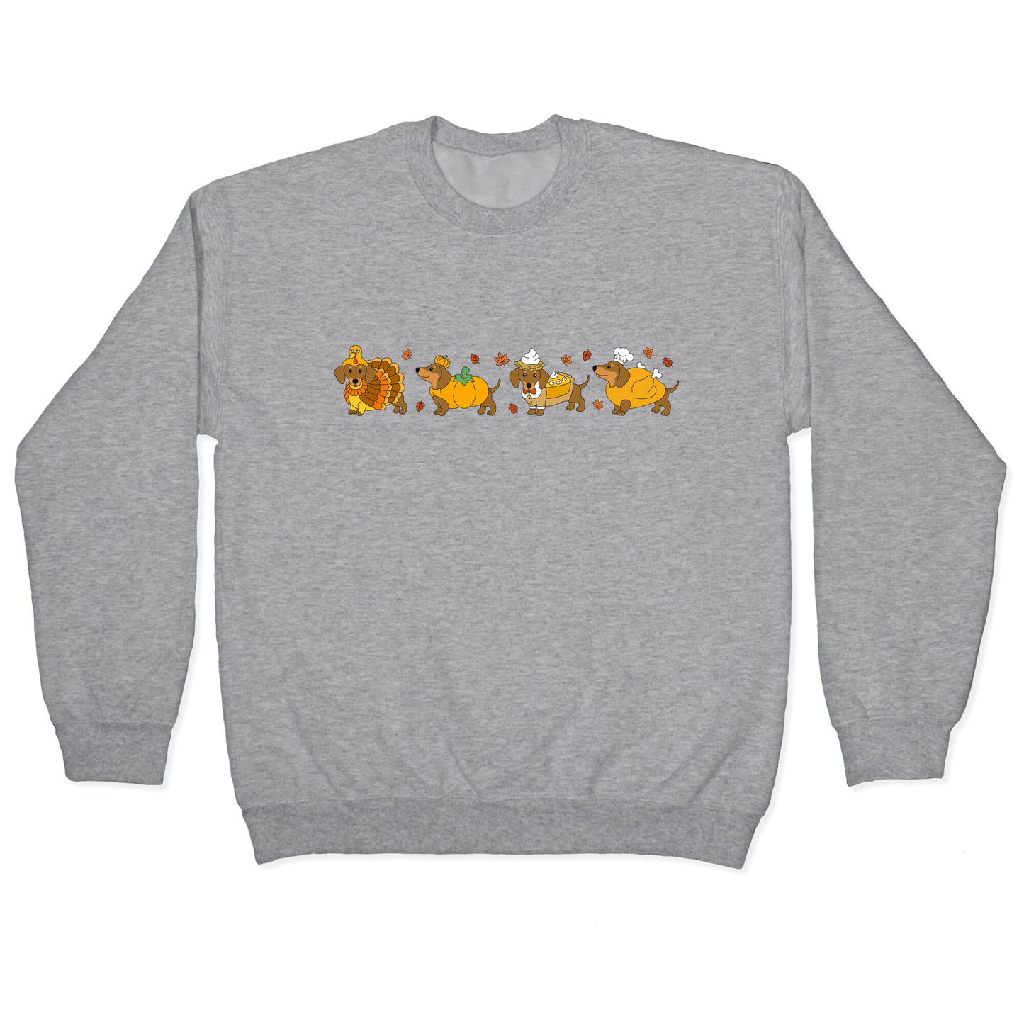 Turkey Dog Shirt Crewneck Sweatshirt