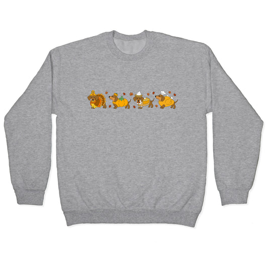 Turkey Dog Shirt Crewneck Sweatshirt