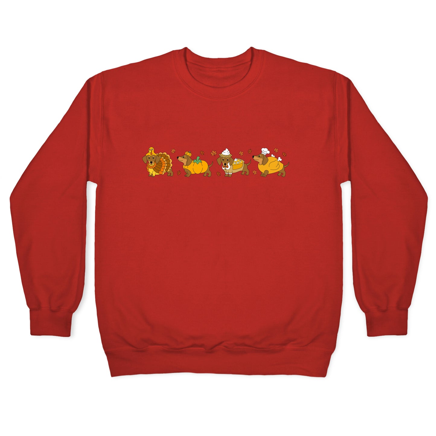 Turkey Dog Shirt Crewneck Sweatshirt