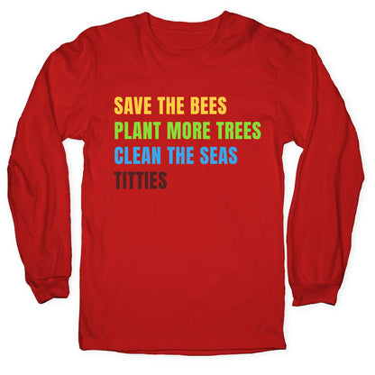 Save The Bees Longsleeve Tee
