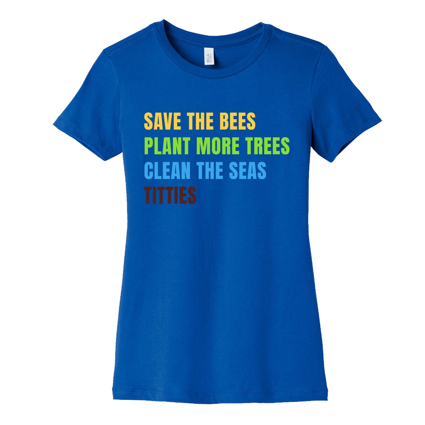 Save The Bees Womens Cotton Tee
