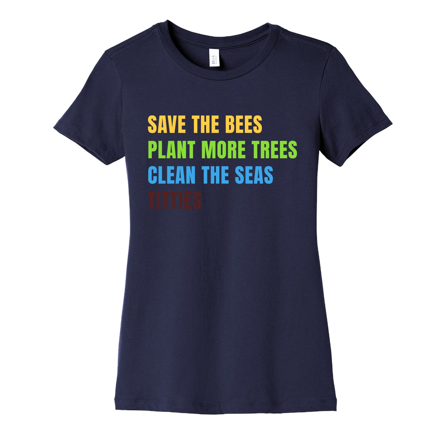 Save The Bees Womens Cotton Tee