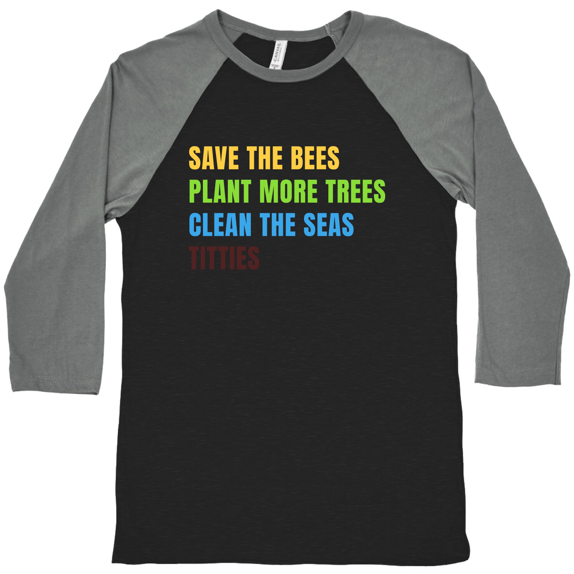 Save The Bees Baseball Tee