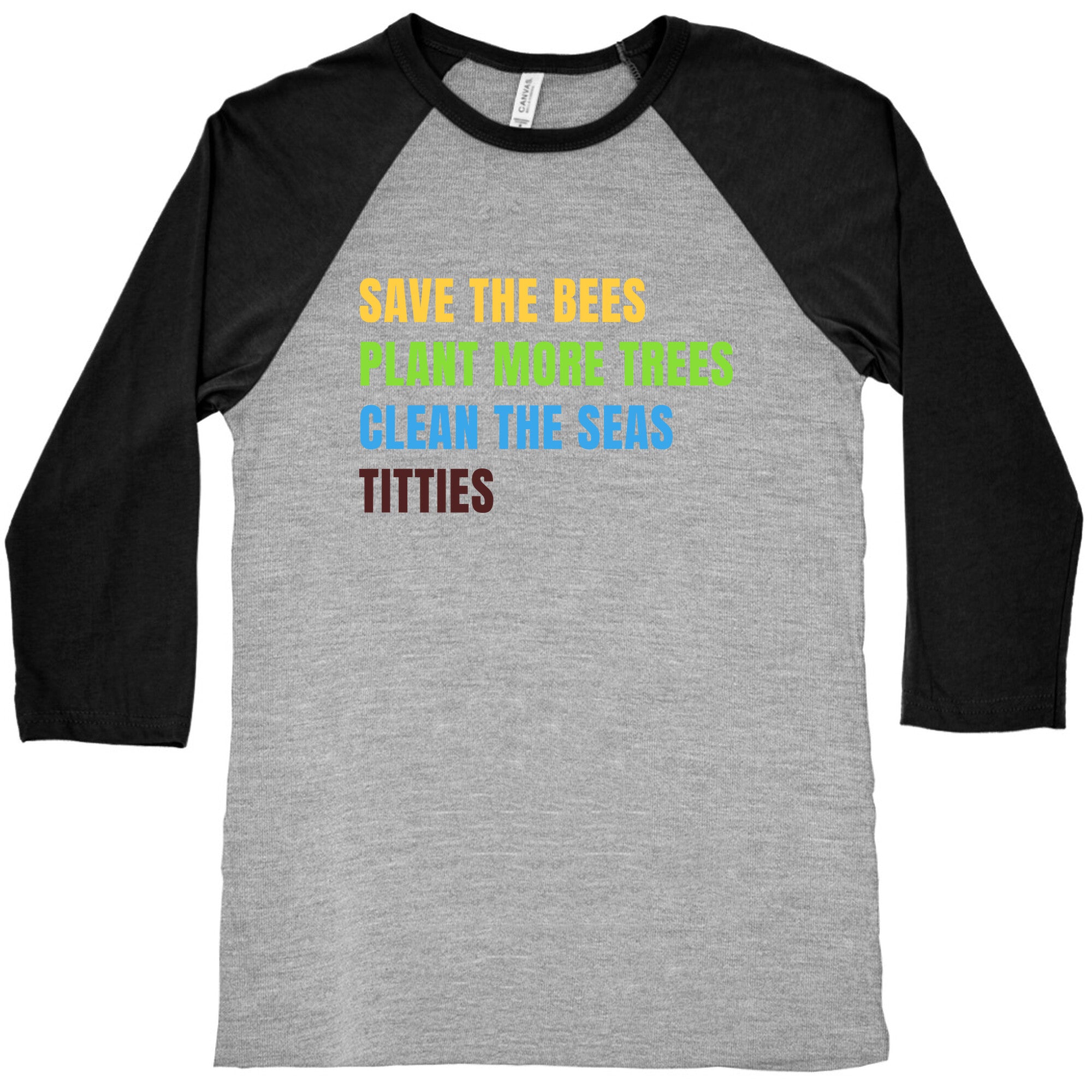 Save The Bees Baseball Tee