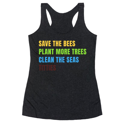 Save The Bees Racerback Tank