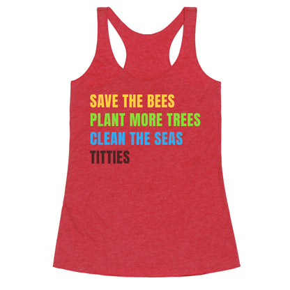 Save The Bees Racerback Tank