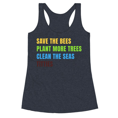 Save The Bees Racerback Tank
