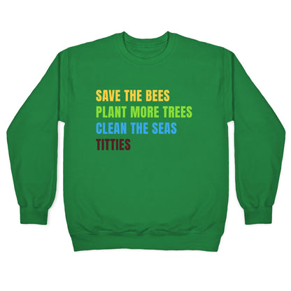 Save The Bees Crewneck Sweatshirt