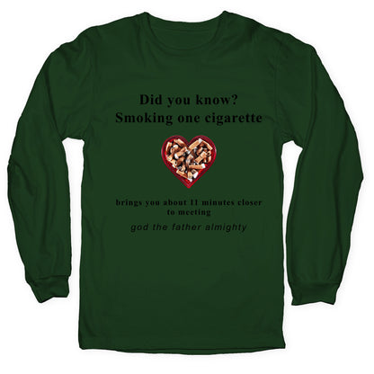 Smoking Cigs Longsleeve Tee