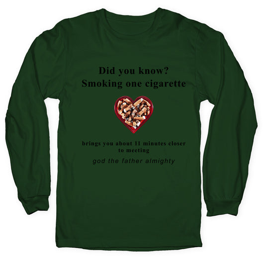 Smoking Cigs Longsleeve Tee