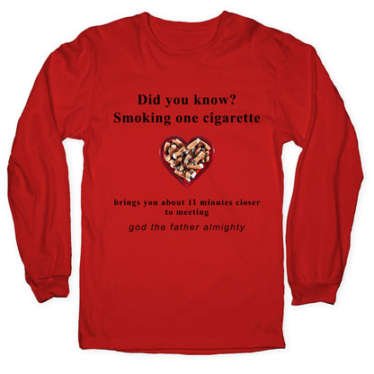 Smoking Cigs Longsleeve Tee