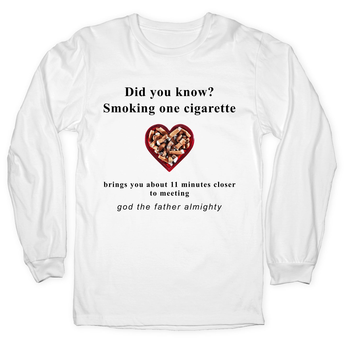 Smoking Cigs Longsleeve Tee