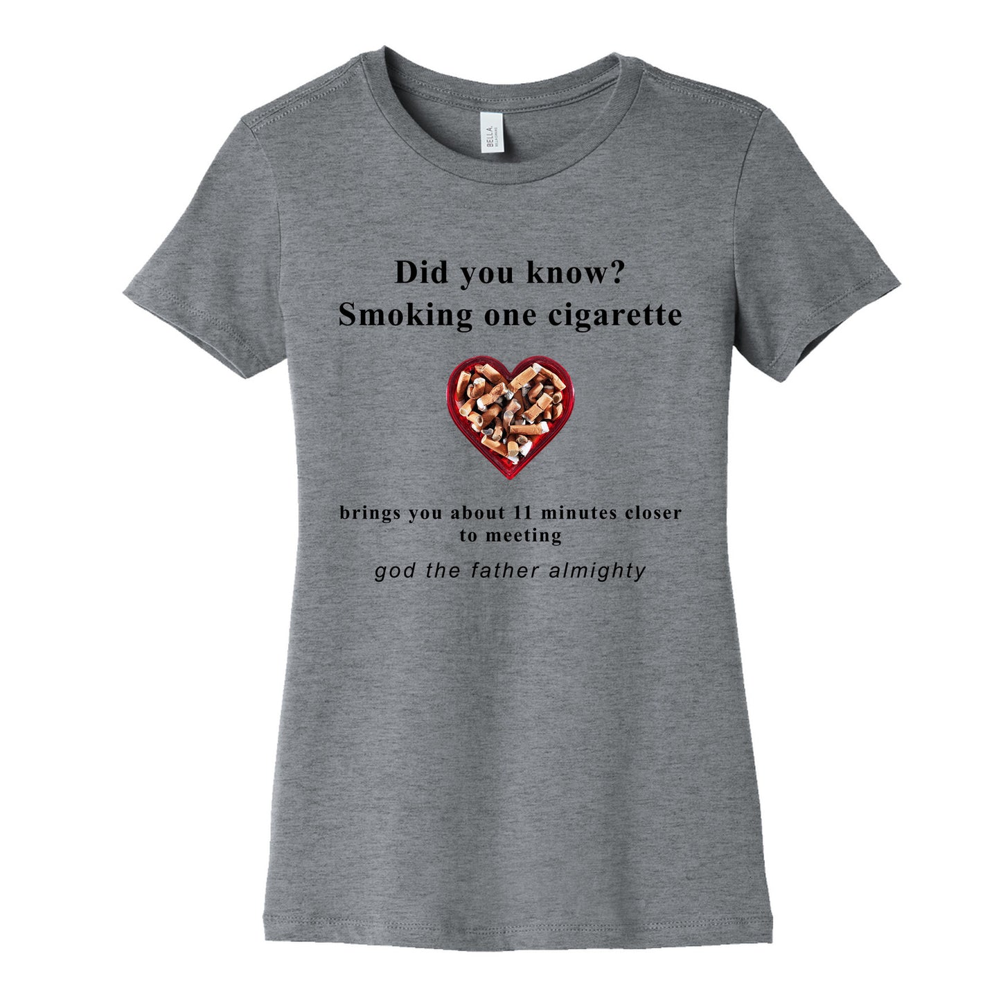 Smoking Cigs Womens Cotton Tee