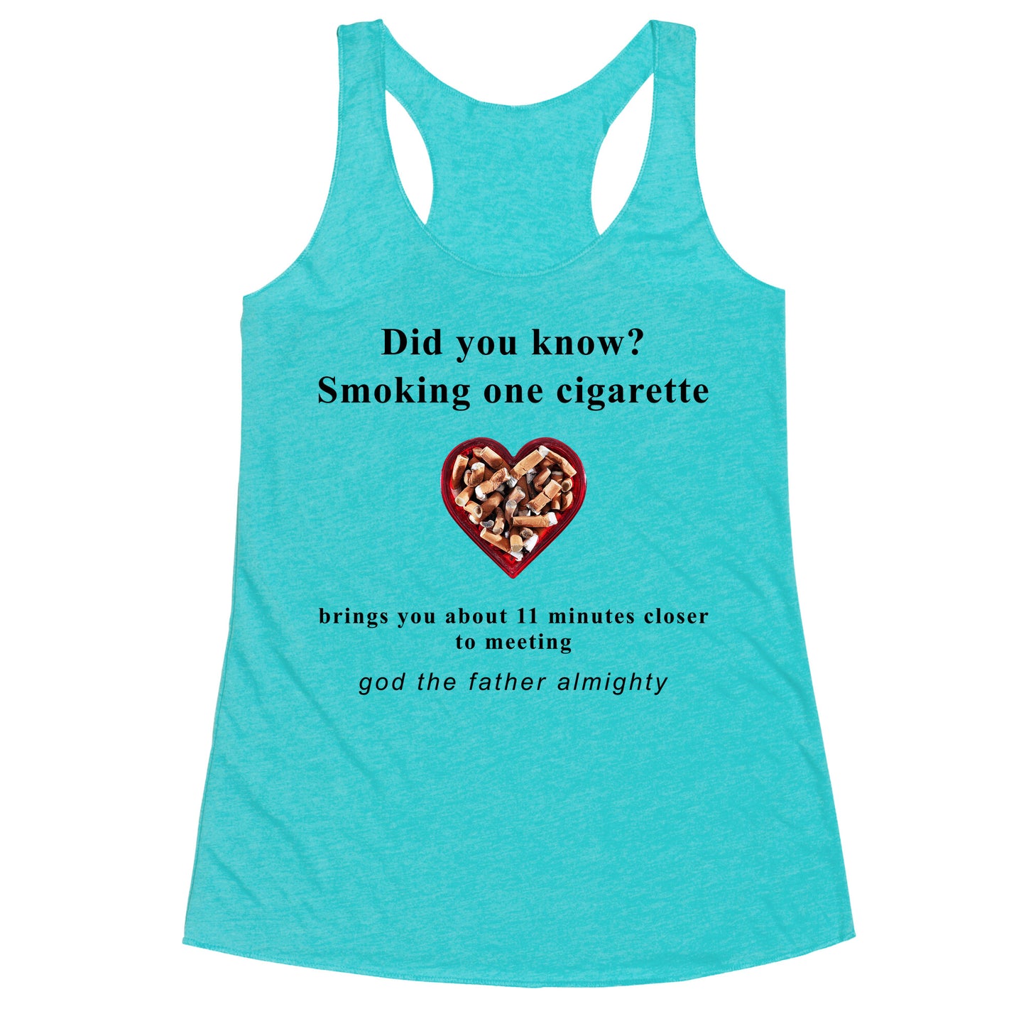 Smoking Cigs Racerback Tank