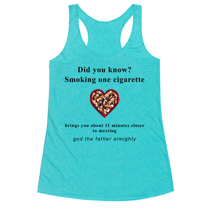 Smoking Cigs Racerback Tank
