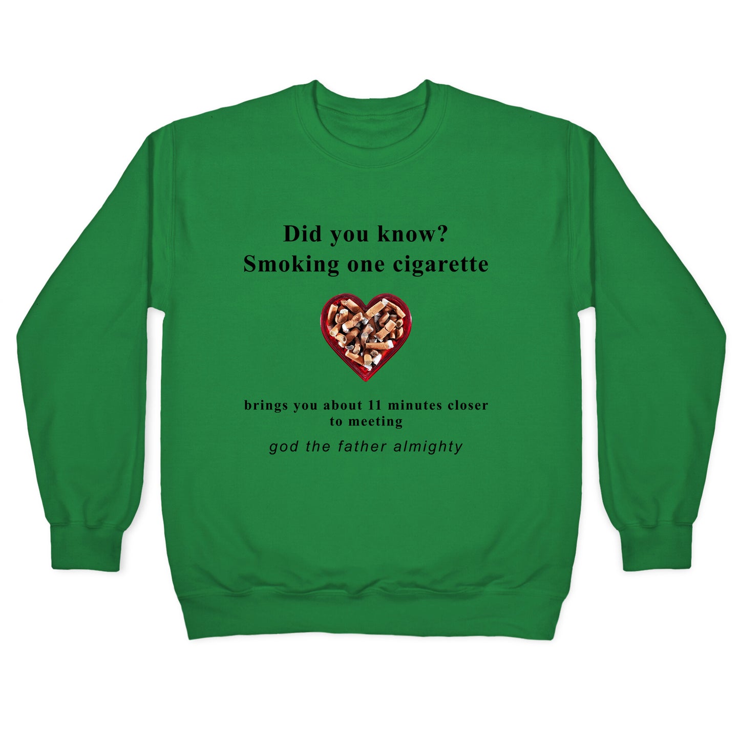 Smoking Cigs Crewneck Sweatshirt