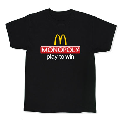 McDonalds Monopoly  Kids Tee
