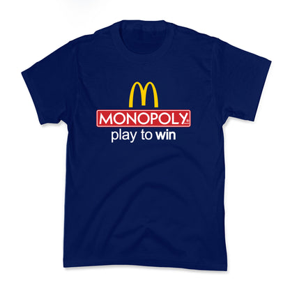 McDonalds Monopoly  Kids Tee
