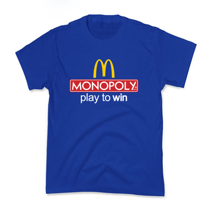 McDonalds Monopoly  Kids Tee