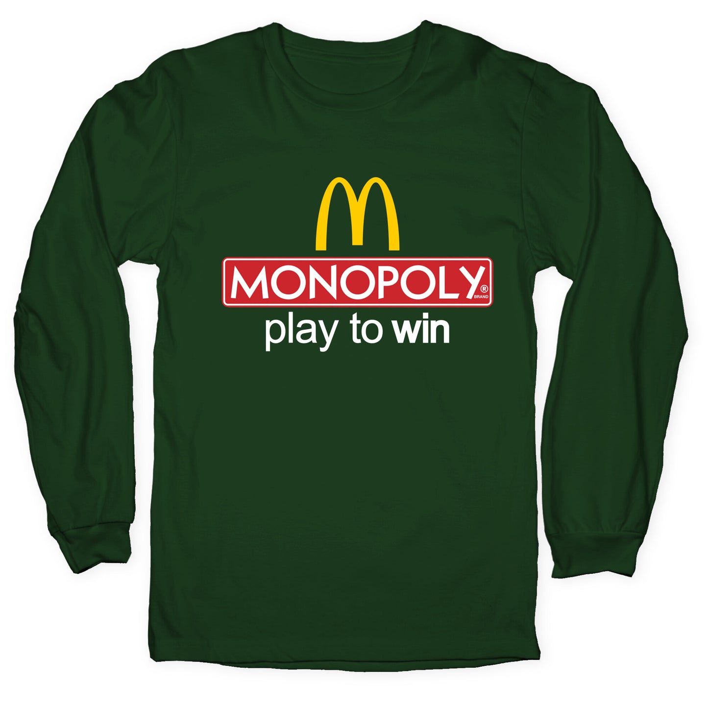 McDonalds Monopoly  Longsleeve Tee