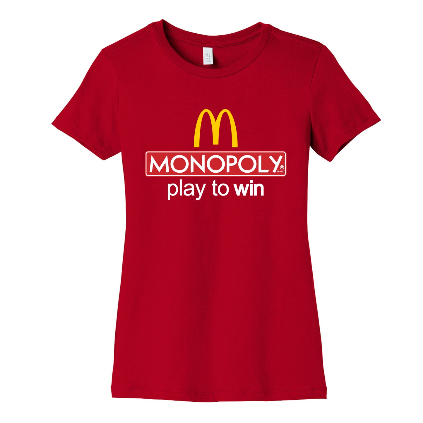 McDonalds Monopoly  Womens Cotton Tee