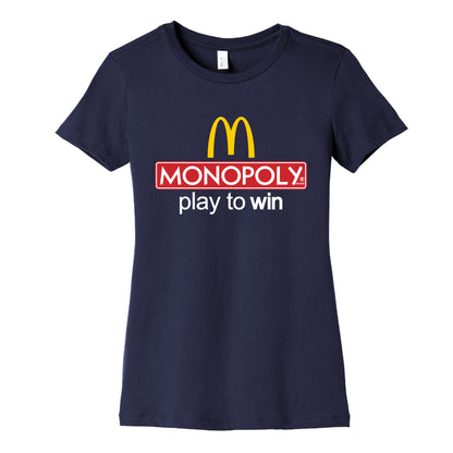 McDonalds Monopoly  Womens Cotton Tee