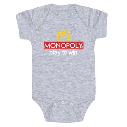 McDonalds Monopoly  Baby One-Piece
