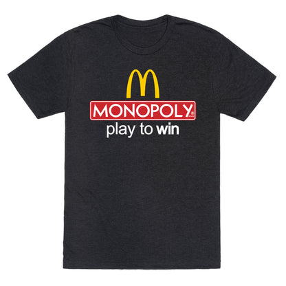 McDonalds Monopoly  Unisex Triblend Tee
