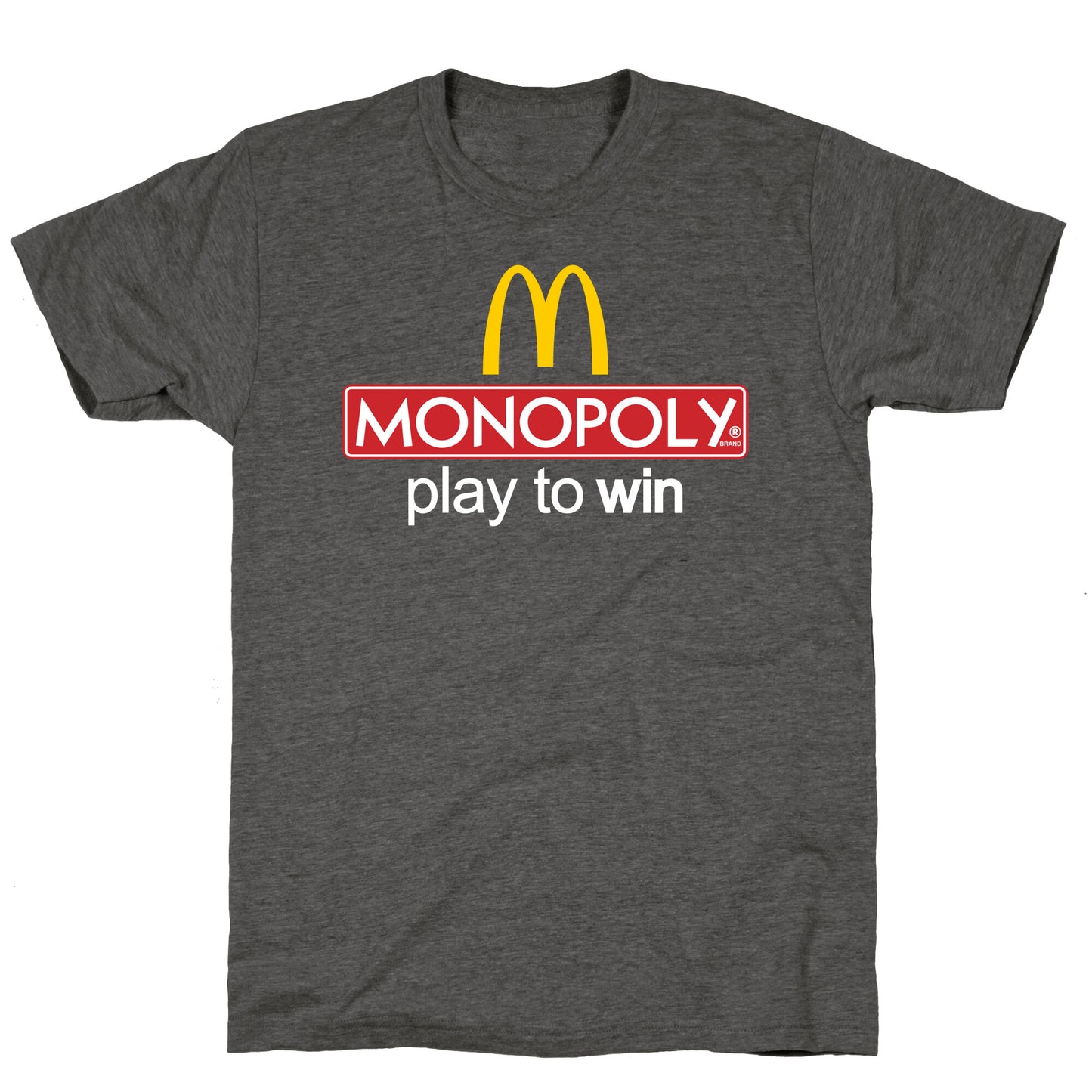 McDonalds Monopoly  Unisex Triblend Tee