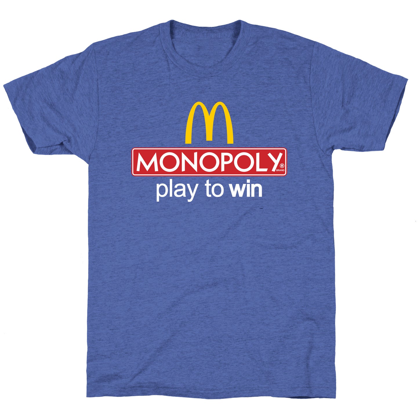 McDonalds Monopoly  Unisex Triblend Tee