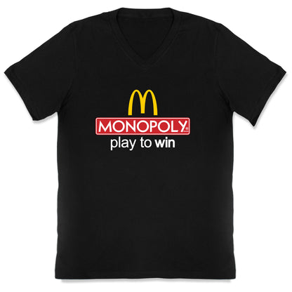McDonalds Monopoly  V-Neck