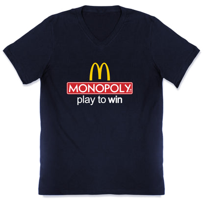 McDonalds Monopoly  V-Neck