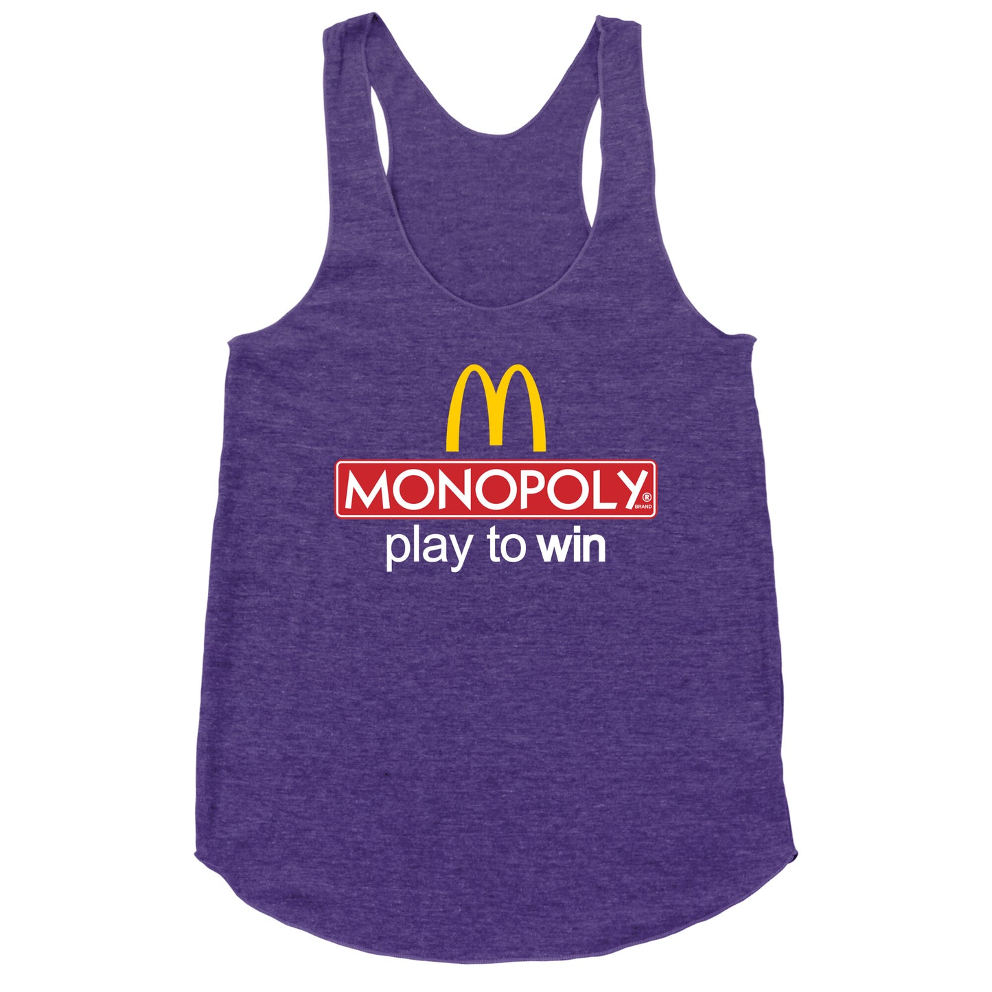 McDonalds Monopoly  Racerback Tank