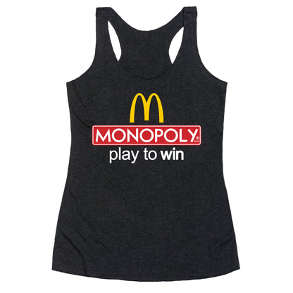 McDonalds Monopoly  Racerback Tank