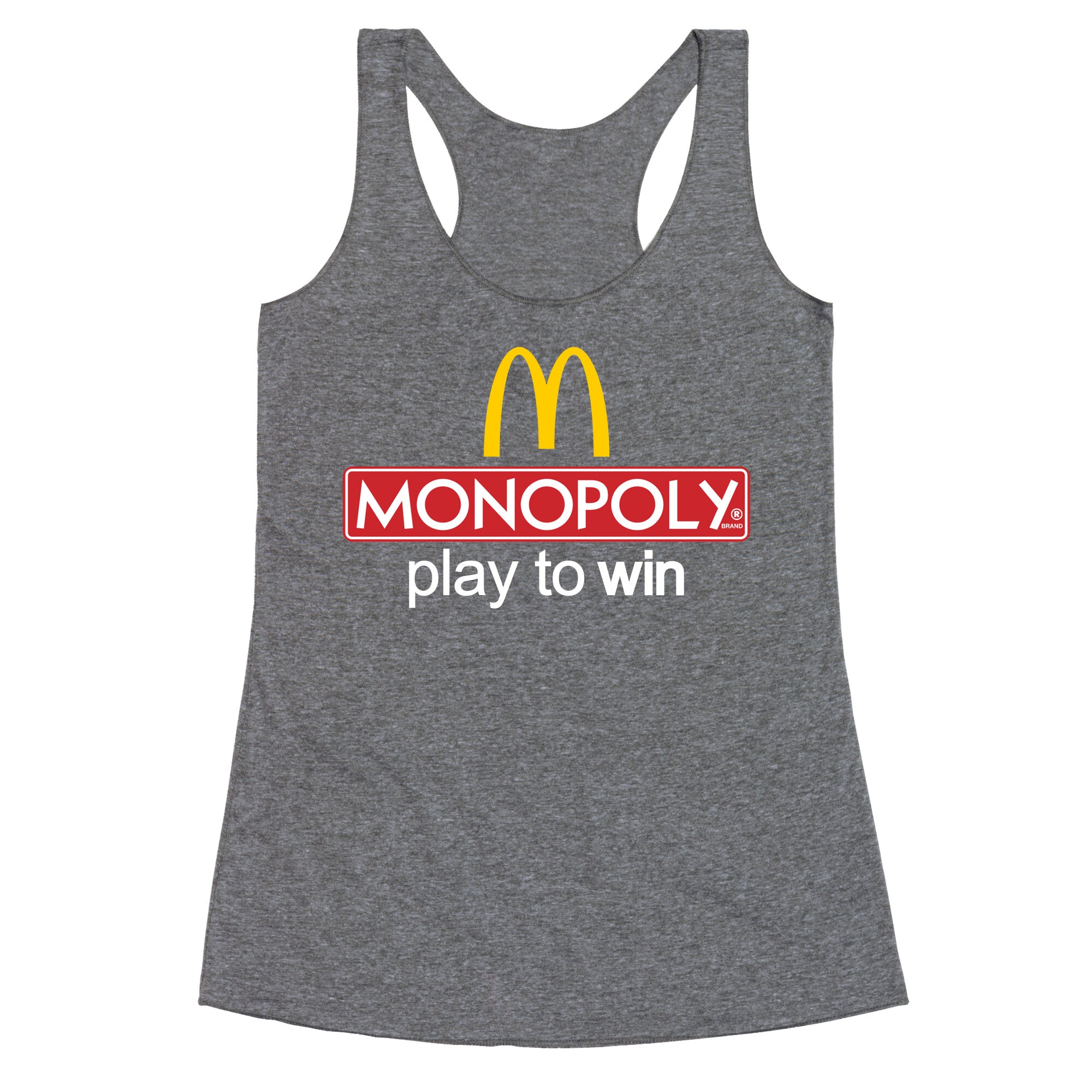 McDonalds Monopoly  Racerback Tank