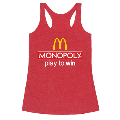 McDonalds Monopoly  Racerback Tank
