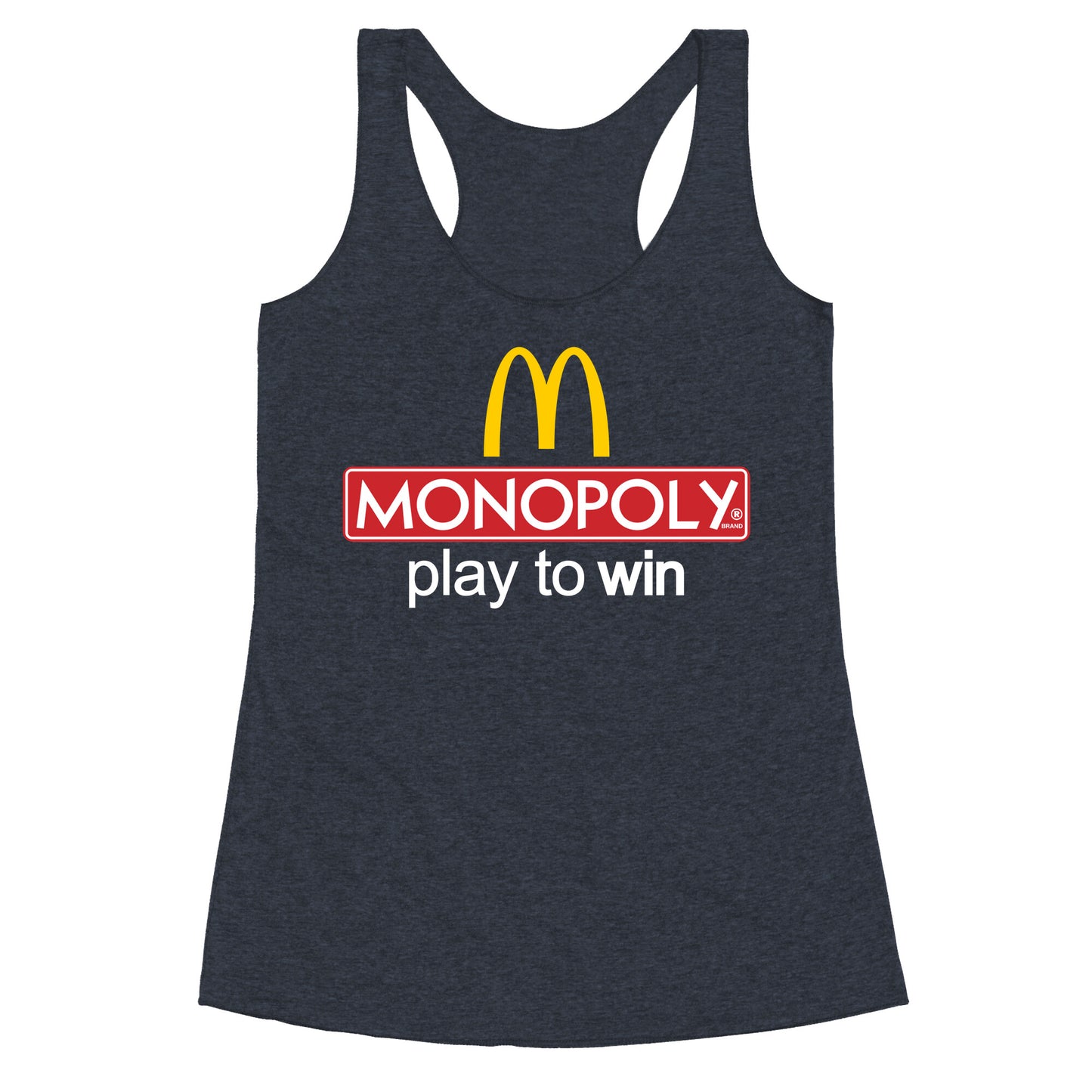McDonalds Monopoly  Racerback Tank