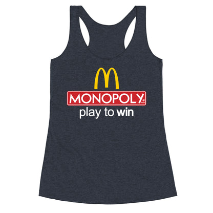 McDonalds Monopoly  Racerback Tank